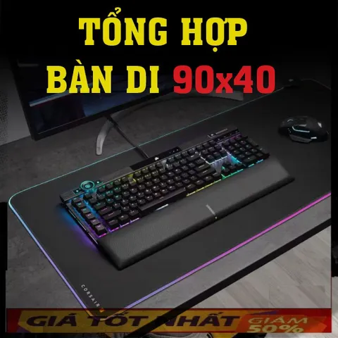 🔜 ( TỔNG HỢP 1 ) Miếng Lót Chuột, Pad Chuột Cỡ Lớn Chống Nước, Bàn Di Chuột Có Hình ( 90x40cm ) dày dặn 3mm chuyên game