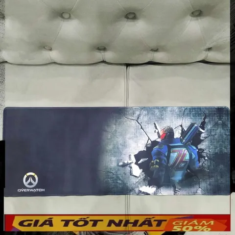 Miếng Lót Chuột Overwatch 76 Cỡ Lớn 80x30cm - Bàn Di Chuột Chống Nước, Dày 3mm, Chuyên Dụng Cho Game Thủ