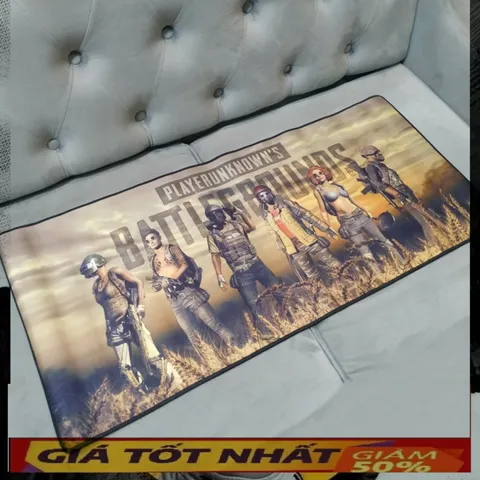 🔜 A52 - Miếng Lót Chuột, Pad Chuột Cỡ Lớn [ PUBG 52 ] Chống Nước, Bàn Di Chuột Có Hình 90x40cm dày dặn 3mm chuyên game