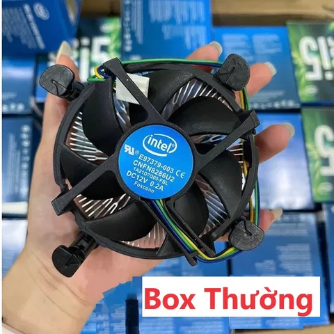 Quạt tản nhiệt CPU Quạt Chip Intel Socket 775 1150  1151, 1155, 1156 FULLBOX , Fan CPU, Fan Box Intel thế hệ 10, 11,