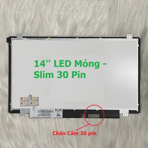 Màn hình Laptop Dell Vostro 14 3458 3446 5458 5480 3445 5468 3468 3459 3449 kích thước 14'' LED Mỏng - Slim 30 Pin phân