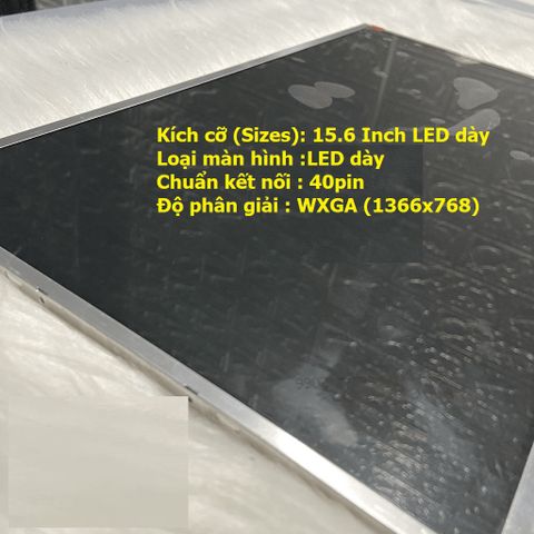 Màn hình Laptop Asus 15.6 Inch LED HD 1366x768 - Phù hợp với K53, K52, N56, A52, X52 - Bảo hành 1 đổi 1 trong 12 tháng