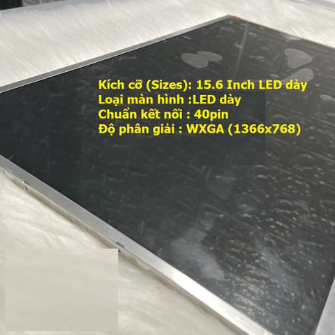 Màn Hình LED Dày 15.6 Inch HP Elitebook 8560P 8570P 8570W - Phân Giải HD 1366x768, Chân Cáp 40 Pin, Bảo Hành 12 Tháng