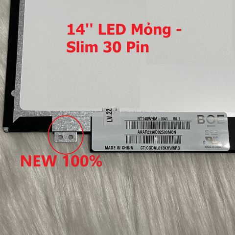 Màn hình Laptop Dell 14-3000 3451 3458 3442 3442 3459 3443 series kích thước 14'' LED Mỏng - Slim 30 Pin phân giải ( 136