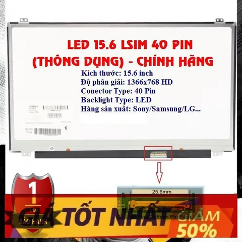 Màn hình laptop HP Envy 15T 15J 15-J000, 15-K000, Envy 6-1000, DV6-7000, M6-1000, M6-N000, M6-K000 kích thước 15.6 inch