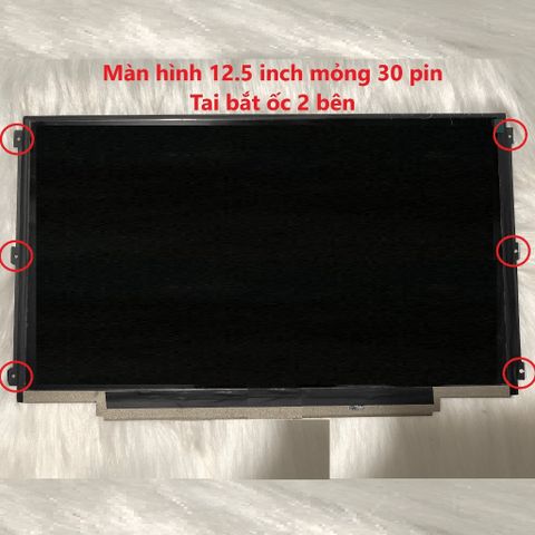 Màn hình Laptop Dell E5250 E7240 E7250 12.5 inch LED Mỏng 30pin HD (1366x768) - Bảo hành 6 tháng, hàng chất lượng cao