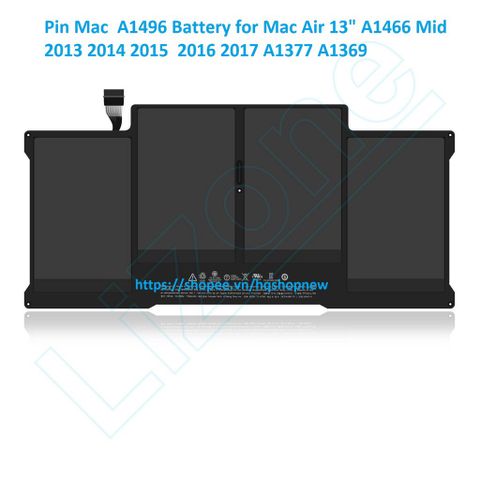 Pin Laptop Apple A1496 cho MacBook Air 13