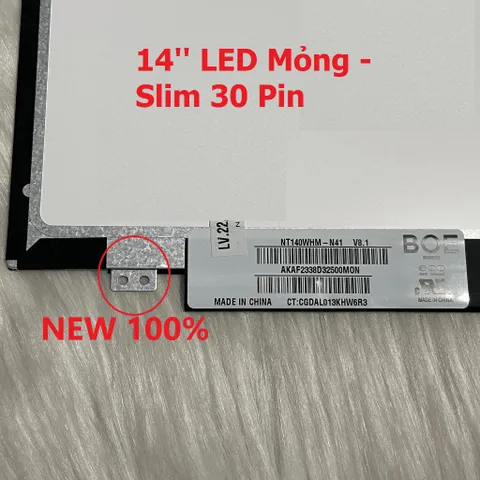 Màn hình Dell Vostro - Inspiron 3467 3468 kích thước 14'' LED Mỏng - Slim 30 Pin phân giải ( 1366x768 HD / 1920x1080 Ful