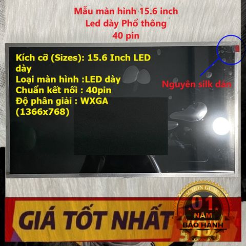 Màn hình Laptop Dell Inspiron 3520 15.6 Inch LED Dày HD 1366x768 - Chính Hãng, Bảo Hành 12 Tháng, Chân Cáp 40 Pin