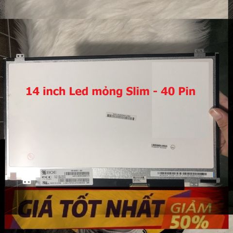 Màn Hình Laptop HP Elitebook 8460p 8460w 14 inch LED Mỏng 1366x768 40Pin Chính Hãng - Bảo Hành 12 Tháng