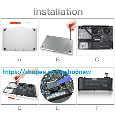 Pin Laptop A1278 A1322 13 inch Pro (2009 2010 2011 2012) - Pin mới 100% cho Laptop Unibody, Bảo hành 100% đổi mới