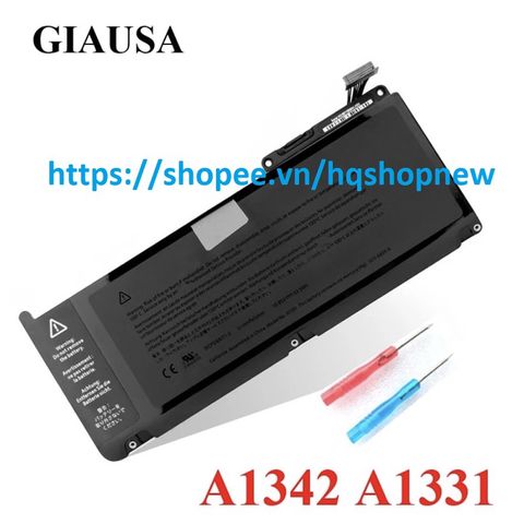 Pin Laptop A1331 13 inch Unibody A1342 (Late 2009/Mid 2010) - Pin Chính Hãng, Bảo Hành Đổi Mới 100%
