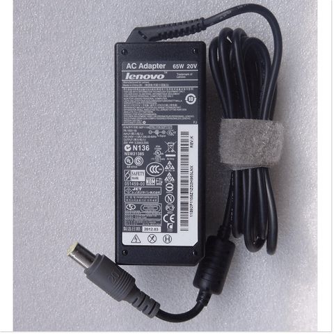 Sạc Laptop Lenovo T400 T410 T420 T430 20V 3.25A - Adapter Chân Kim Chính Hãng, Bảo Hành 12 Tháng