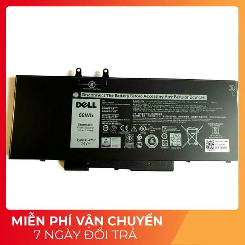 Pin Laptop Dell 4GVMP cho LATITUDE 5400 5500 PRECISION 3540 - Pin Li-ion 8500mAh, Chính Hãng, Bảo Hành 1 Năm