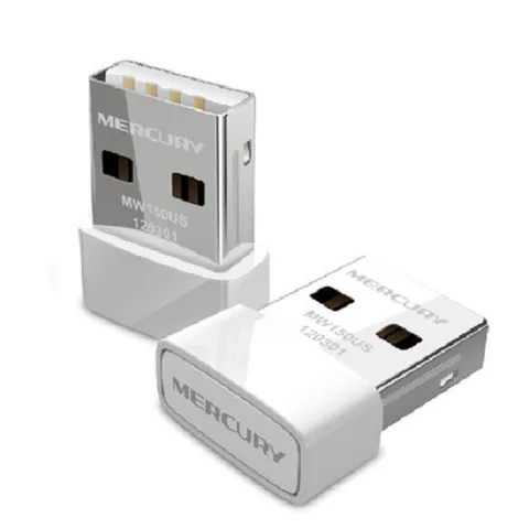 USB Mini Thu Sóng WiFi Mercury 150Mbps - Thiết Bị Kết Nối Không Dây Cho Máy Tính Để Bàn, Chính Hãng, Mới Nhất 2023