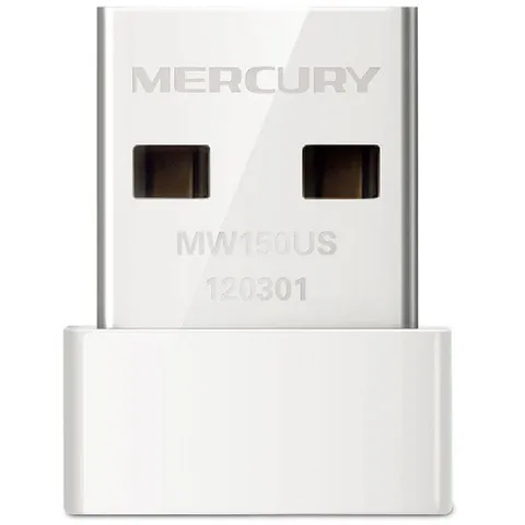 USB Mini Thu Sóng WiFi Mercury 150Mbps - Thiết Bị Kết Nối Không Dây Cho Máy Tính Để Bàn, Chính Hãng, Mới Nhất 2023