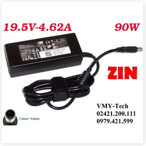 🔜 Sạc Laptop Dell 19v 4.62A Inspiron N4110 N4050 N5010 - Kèm dây sạc (NEW 100%)