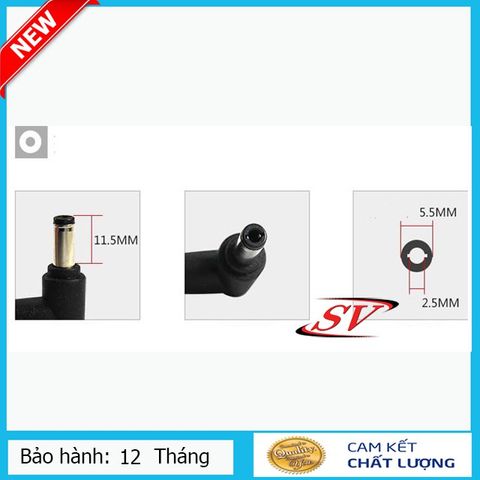 Sạc Laptop Asus 4,7A Chính Hãng - Sạc Zin Cao Cấp Đen Bảo Hành 12 Tháng 1 Đổi 1, Chống Nóng, Tương Thích Hầu Hết Các Mẫu Asus