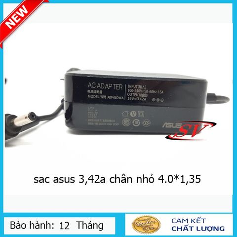 Sạc Laptop Asus 3.42 Chân Nhỏ Φ4.0*1.35 - Sạc Chính Hãng, Bảo Hành 12 Tháng, Chất Lượng Cao, Đảm Bảo Không Nóng Máy