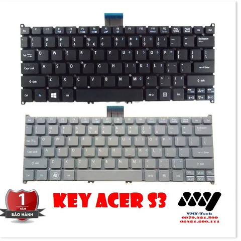 🔜 Bàn phím laptop Acer Aspire S3 S3-951, S5 S5-391 V5-121 V5-131 V5-171 V5-132P Aspire One 725 726 756 AO725 AO756