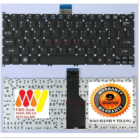 🔜 Bàn phím laptop Acer Aspire S3 S3-951, S5 S5-391 V5-121 V5-131 V5-171 V5-132P Aspire One 725 726 756 AO725 AO756