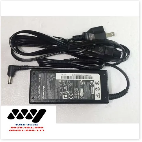 🔜 Sạc Laptop Lenovo 20v 3.25a ZIN Kèm dây nguồn IBM Z470 Z570 Z575 Z580 V470 V570 U300 U300E U310 U400 U410