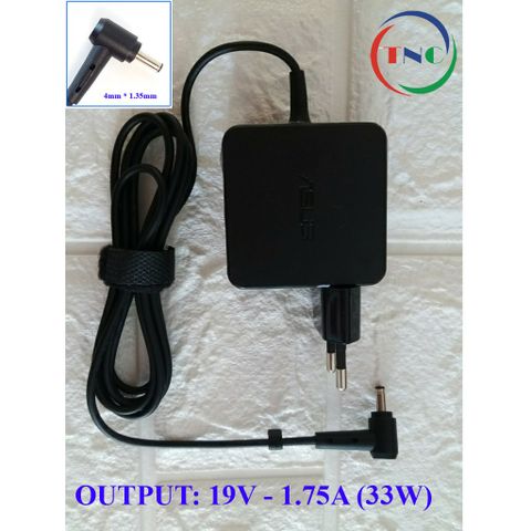 Sạc Laptop Asus Mini 19V - 1.75A Chân Nhỏ 1.35mm ZIN, Bảo Hành 12 Tháng, Phụ Kiện Chính Hãng cho X453, X553, E402, E502, X441