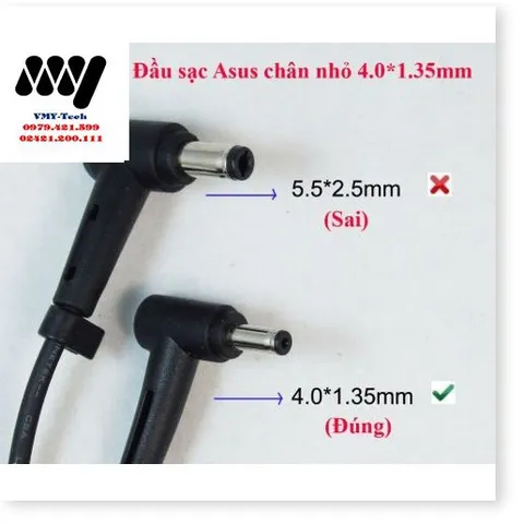 🔜 Sạc laptop Asus 19V - 2.37A - Chân nhỏ - Hàng ZIN NEW Adapter - nguồn