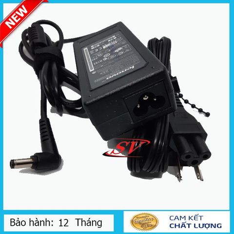 Sạc Laptop Lenovo 3,42A 65W - Chân Cắm Φ5.5×Φ2.5 - Tặng Kèm Dây Nguồn, Hàng Chính Hãng, Bảo Hành 12 Tháng