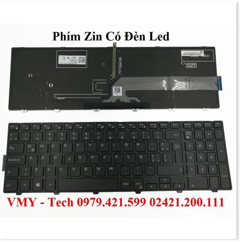 🔜 Bàn phím laptop Dell Inspiron 15-3000 15 3000 5000 5542 0JTGGW