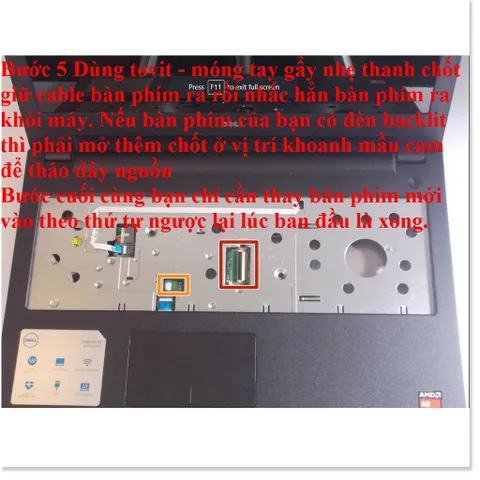 🔜 Bàn phím laptop Dell Inspiron 15-3000 15 3000 5000 5542 0JTGGW