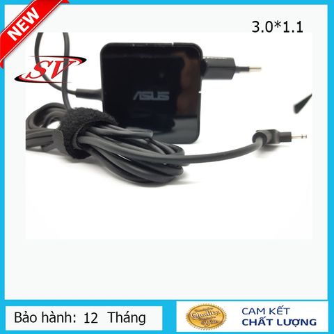 Sạc Laptop ASUS 2.37A - Chân Cắm 3.0*1.1, Sạc Zin Cao Cấp Đen - Bảo Hành 12 Tháng, Tương Thích Nhiều Loại Máy