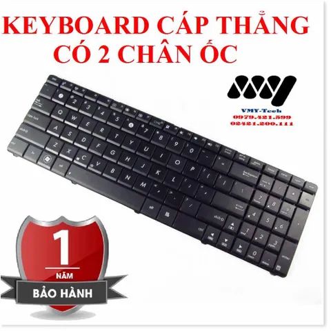 🔜 Bàn phím laptop Asus K53 K53BE K53BR K53BY K53TA K53U K53Z K54C K54H K54HR K54HY K54L X53U X53Z X73B