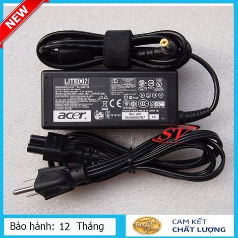 Sạc Laptop Acer 3.42A (65W) - Sạc Chữ Nhật Chất Lượng Cao - Bảo Hành 12 Tháng - Phụ Kiện Chính Hãng