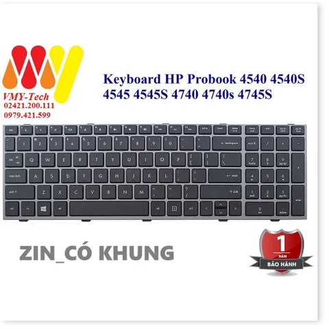 🔜 Bàn phím laptop HP Probook 4540 4540S 4545 4545S 4745S