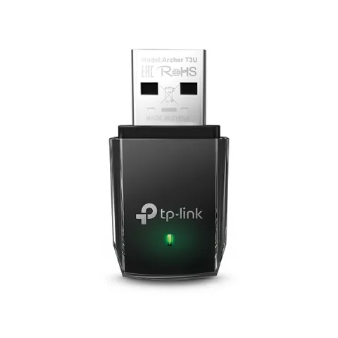 Bộ Thu Wifi TP-Link Archer T3U AC1300Mbps - Kết Nối Băng Tần Kép, Cổng USB 3.0 Tốc Độ Cao, Hỗ Trợ Windows và Mac