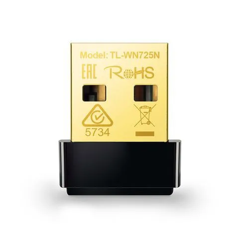 Thiết bị thu sóng wifi TP-LINK USB TL-WN 725N - Tốc độ truyền 150Mbps, bảo mật WEP/WPA, thiết kế nhỏ gọn cho laptop