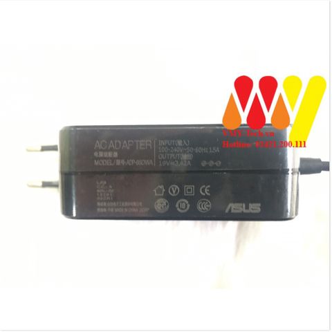 Sạc Laptop Asus 65W Chính Hãng - Phù Hợp với Các Mẫu K401L, K401U, UX410, Vivobook S510UQ, X540L và Thay Thế An Toàn
