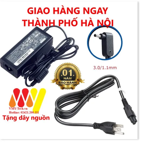 🔜 Sạc Adapter Acer 19V-2.37A 2.1A 45W Aspire R 15 R15 R5-571T R5-571T-57Z0 R5-571T-59DC R5