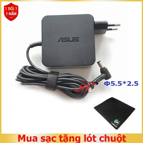 Sạc Laptop ASUS 19V 3.42A 65W Chính Hãng - Bảo Hành 12 Tháng - Phụ Kiện Chất Lượng Cao, An Toàn và Đáng Tin Cậy