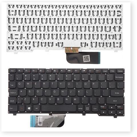 Bàn Phím Laptop Lenovo 100s Chính Hãng - Phụ Kiện Số Chất Lượng, Bảo Hành Nhanh Chóng, Đen