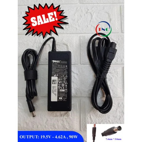 ║ Sạc Laptop Dell 19V–3.34A/ 19V–4.62A Chân Kim TO - Tặng kèm dây nguồn - hàng nhập khẩu ║