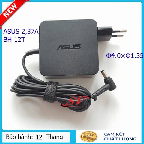 Sạc Laptop ASUS 2.37 Chân Nhỏ (Φ4.0×Φ1.7) - Sạc Chính Hãng, Bảo Hành 12 Tháng, An Toàn, Độ Bền Cao, Tặng Kèm Lót Chuột