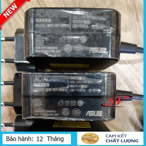 Sạc Laptop ASUS 2.37 Chân Nhỏ (Φ4.0×Φ1.7) - Sạc Chính Hãng, Bảo Hành 12 Tháng, An Toàn, Độ Bền Cao, Tặng Kèm Lót Chuột