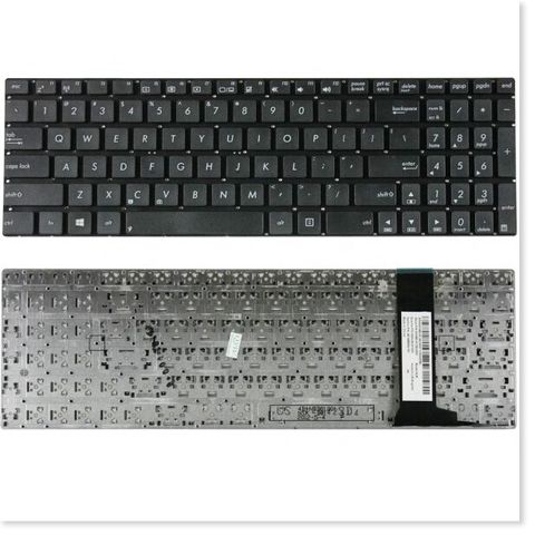 Bàn Phím Laptop Asus N56J/N45JN/N550/Q550 - Chất Lượng Cao, Đen, Bảo Hành 9 Tháng, Nhạy, Tương Thích Nhiều Mẫu