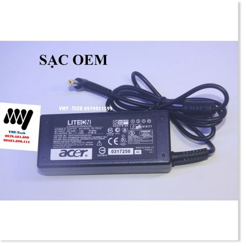 Sạc Laptop Acer 19V 3.42A Kèm Dây Nguồn - Phụ Kiện Chất Lượng Cao, Bảo Hành 12 Tháng Tại Hà Nội