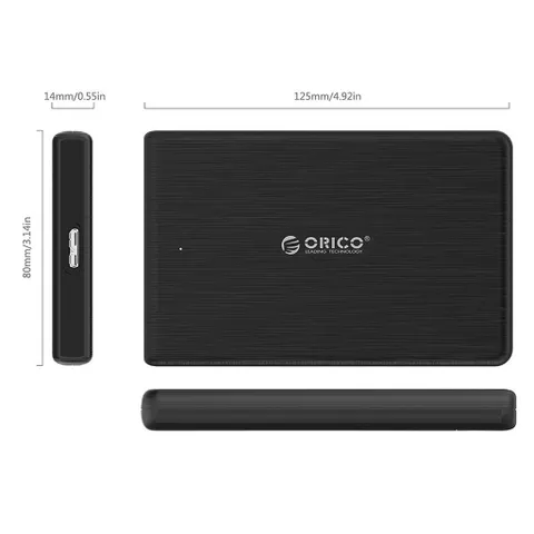Hộp Đựng Ổ Cứng Di Động ORICO 2189U3 USB 3.0 - Hỗ Trợ SSD/HDD 2.5