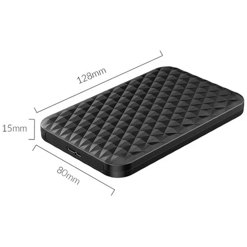 Hộp Box Ổ Cứng HDD SSD 2.5'' Orico 2520U3 SATA USB 3.0 - Tốc Độ 5Gbps, Bảo Hành 12 Tháng, Hàng Chính Hãng Màu Đen