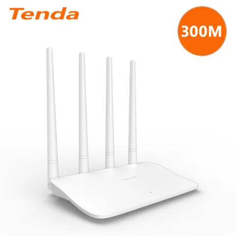 Router WiFi Tenda F6 Wireless N300Mbps - Thiết kế 4 Anten MIMO, Chế độ Repeater & Hẹn Giờ, Phù Hợp cho Nhà và Căn Hộ Nhỏ