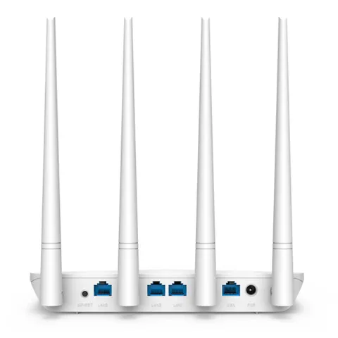 Router WiFi Tenda F6 Wireless N300Mbps - Thiết kế 4 Anten MIMO, Chế độ Repeater & Hẹn Giờ, Phù Hợp cho Nhà và Căn Hộ Nhỏ